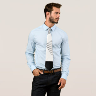 Corbata Patrón de rayas punteadas
