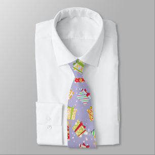 Corbata patrón de regalos de los navidades