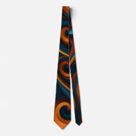 Corbata Patrón de remolinos de doble tono
