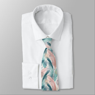 Corbata Patrón de resumen de puntos de oro y pincel de pin