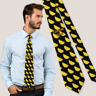 Corbata Patrón de rodaja de naranja
