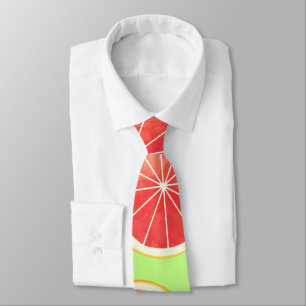 Corbata Patrón de rodajas rosadas