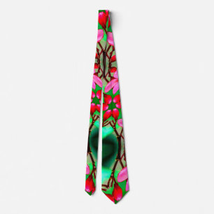 Corbata Patrón de Rosa del desierto