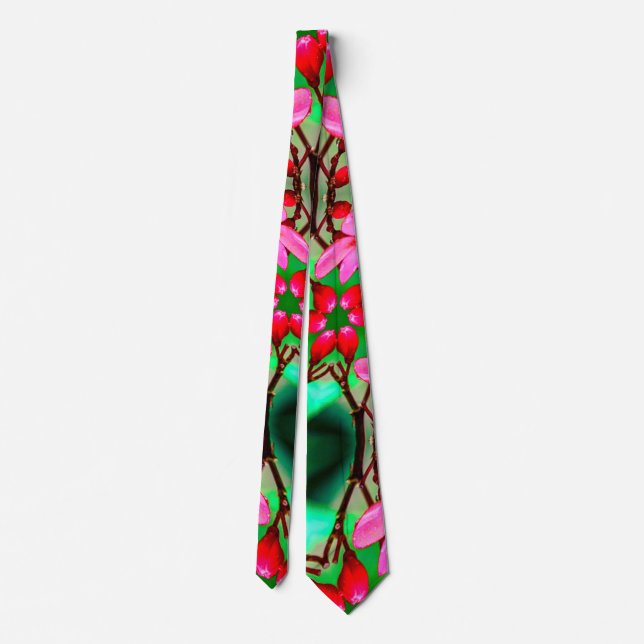 Corbata Patrón de Rosa del desierto (Reverso)