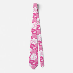 CORBATA PATRÓN DE ROSA (ROSA)