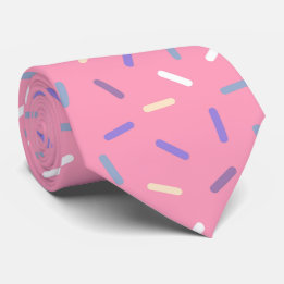 Corbata patrón de salpicadura rosa fresco
