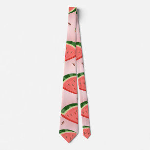 Corbata Patrón de Sandía