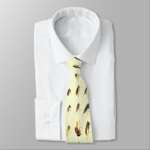 Corbata Patrón de señuelos de pesca vintage