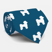 Patrón de siluetas de perro maltés Océano azul