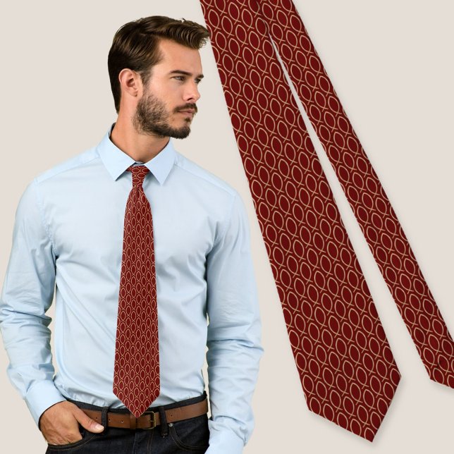 Corbata Patrón de símbolo cristiano Ichthys (Subido por el creador)