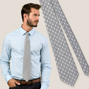 Corbata Patrón de símbolo cristiano Ichthys