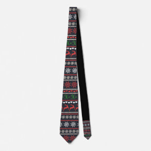 Corbata Patrón de suéter de navidades
