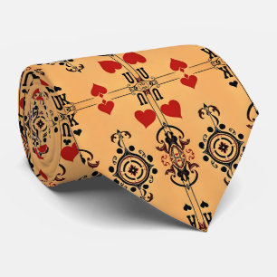 Corbata Patrón de tarjetas de reproducción artísticas colo