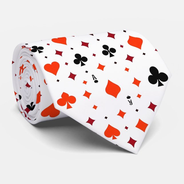 Corbata Patrón de tarjetas de reproducción artísticas colo (Enrollado)
