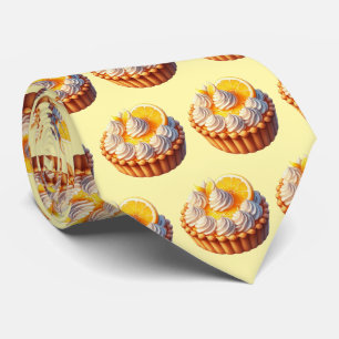 Corbata Patrón de tarta de limón en mosaico lindo