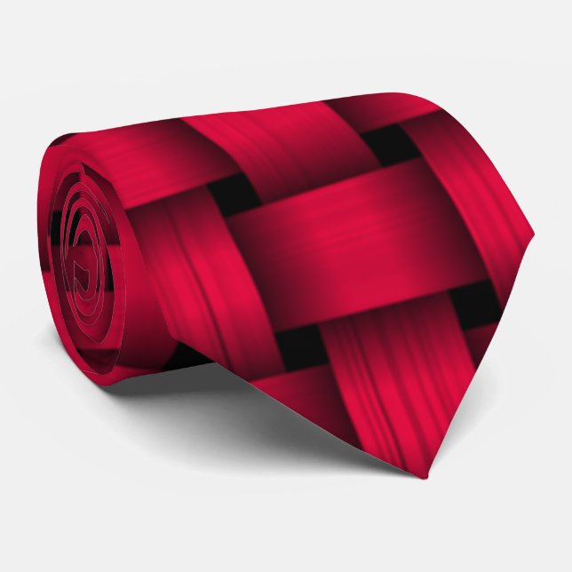 Corbata Patrón de Tejido de Rosa Americana (Enrollado)