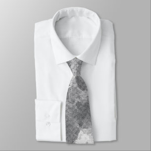 Corbata Patrón de textura de mármol gris oscuro