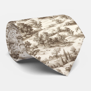 Corbata Patrón de toile de calabaza de cosecha sepia Cotta