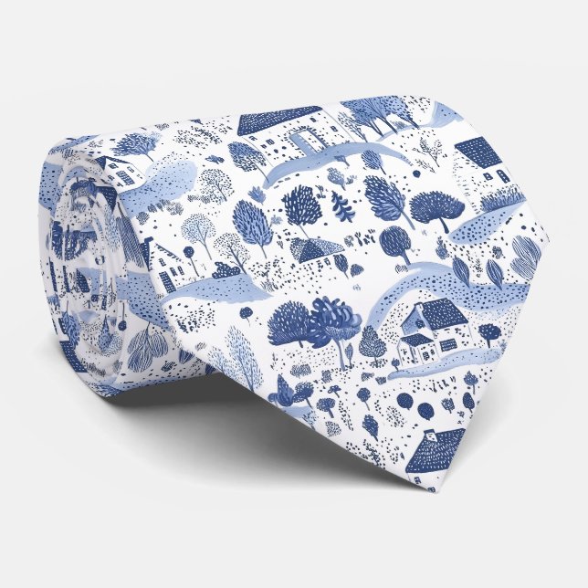 Corbata Patrón de toile de campo inglés (Enrollado)