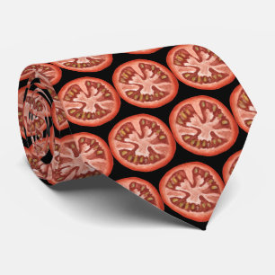 Corbata patrón de tomate de azulejos frescos