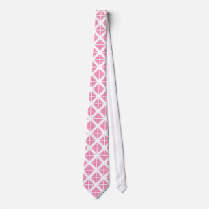 Corbata Patrón de triángulo rosa de moda