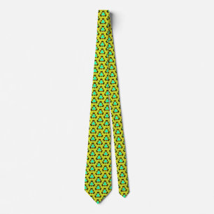 Corbata Patrón de triángulo verde