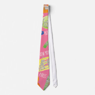 Corbata Patrón de ubicaciones de viaje