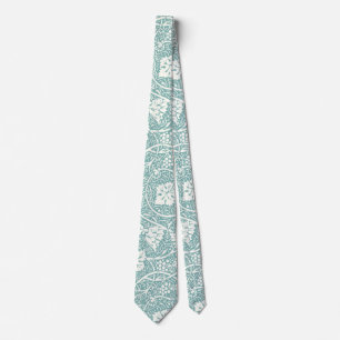Corbata Patrón de uva William Morris turquesa