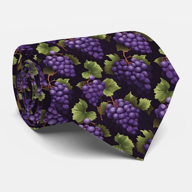 Corbata Patrón de uvas de azulejos de Guay (Enrollado)