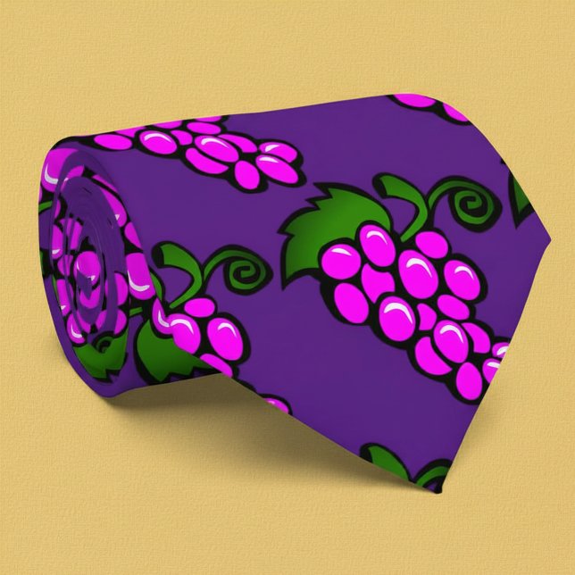 Corbata Patrón de uvas moradas (Subido por el creador)