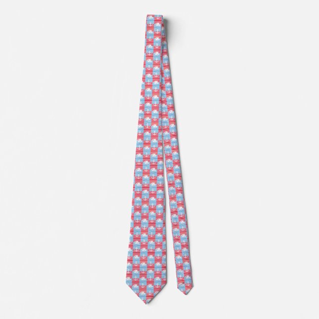 Corbata Patrón de velero y ancla (Anverso)