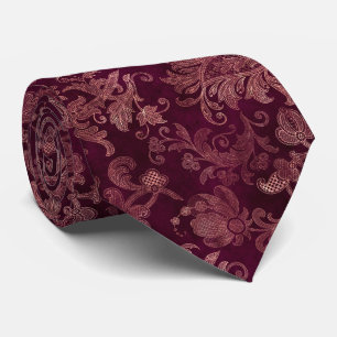 Corbata Patrón de Vino de Mora