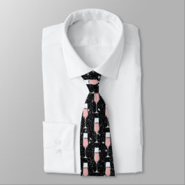 Corbata Patrón de Vino Rosado