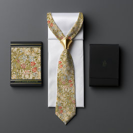 Corbata Patrón de vintage de William Morris Golden Lily