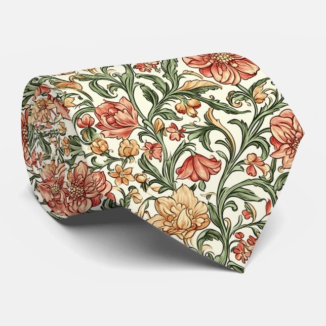 Corbata Patrón de William Morris (Enrollado)