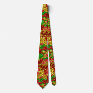 Corbata Patrón De Xmas De Oro De Haus Of Camo