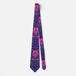 Corbata Patrón decorativo con corazones