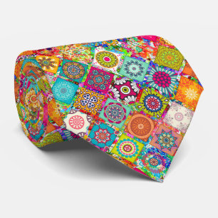 Corbata Patrón decorativo continuo de colores lindos