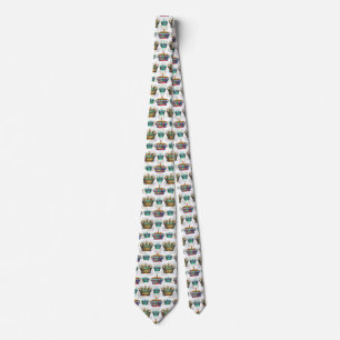 Corbata Patrón decorativo de la Corona Real