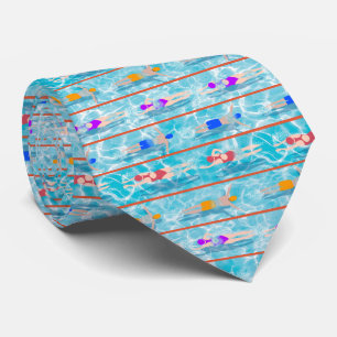 Corbata Patrón del equipo de natación de los Laps