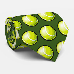 Corbata Patrón deportivo de pelota de tenis de Guay