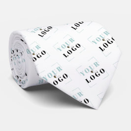 Corbata Patrón diagonal de logotipo Cualquier empresa de c