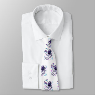 Corbata Patrón diseñado astronauta hermoso 
