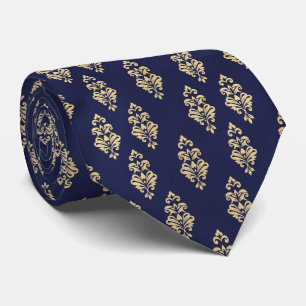 Corbata Patrón Elegante Clásico de Damasco