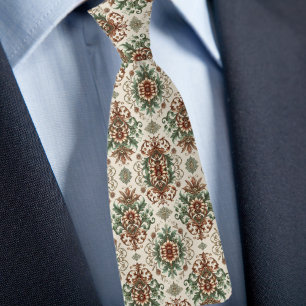Corbata Patrón Elegante Tradicional Rústico