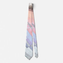 Corbata Patrón empresarial moderno Abstrac rosa azul