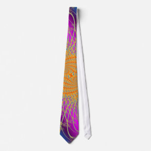 Corbata Patrón en espiral colorido