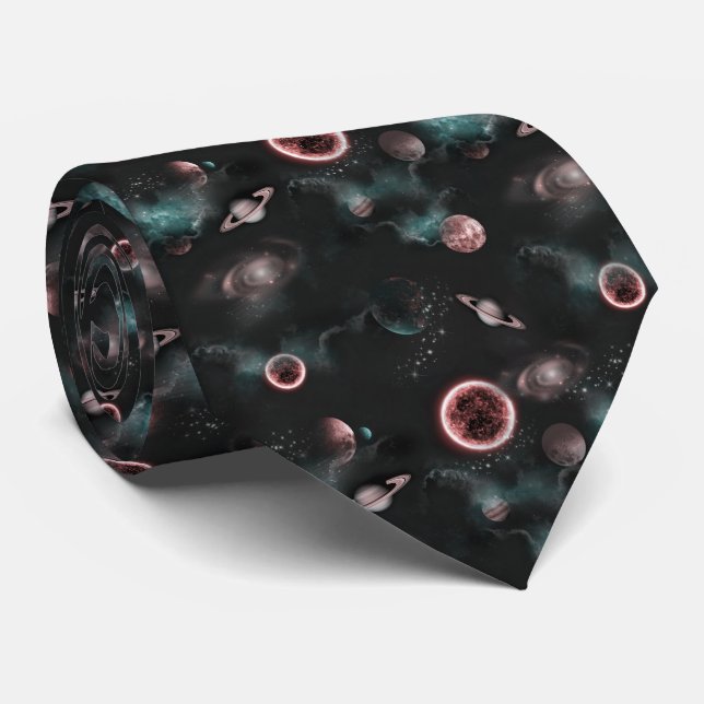Corbata Patrón Espacial  (Enrollado)