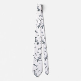 Corbata Patrón espeluznante de murciélagos de Halloween