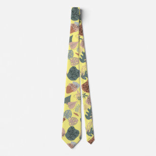 Corbata Patrón estético BOHO A12x4. L Yellow BG